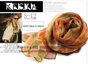出口韩国围巾◆S-12丝巾◆13色◆ 