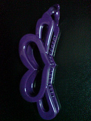 心型髮夾(紫色)  