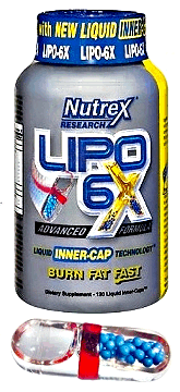 Nutrex Lipo6X 燃脂肪 120 CAPS 