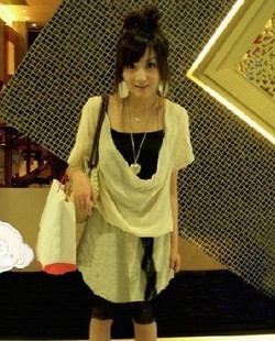 可愛蕾絲兩件套 