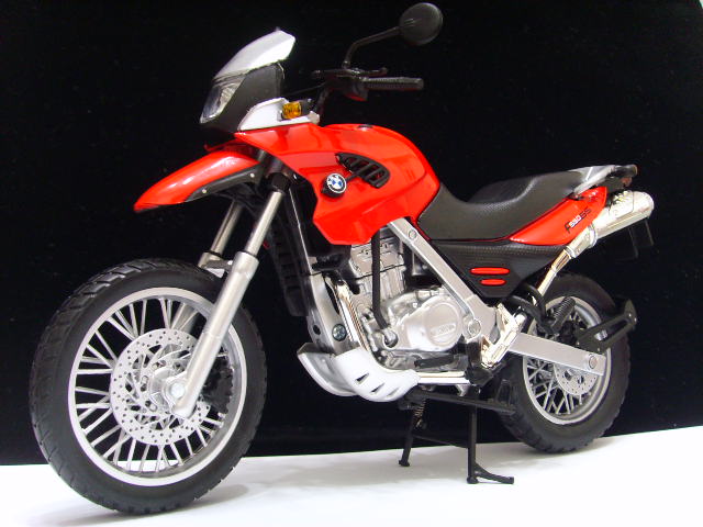 寶馬F650GS電單車模型 - 紅色 