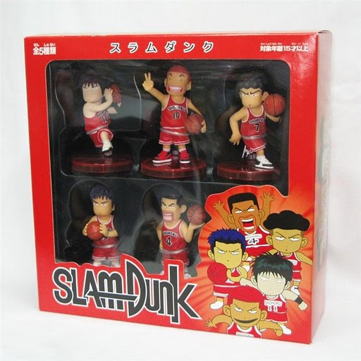 新推出 全新 一盒五款 男兒當入樽 Q版公仔 Slam Dunk Basketball Player 