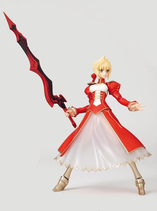 日版預定 PSP Fate EXTRA figma 紅色 Saber  