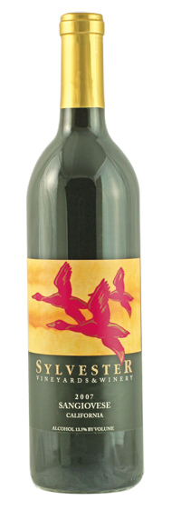 美國進口Sylvester (仕維雅) – 2007 Sangiovese紅酒 