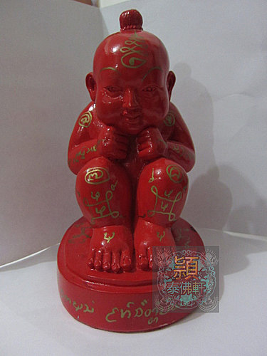泰國 佛像 古巴PRON 古曼童 供奉型 (紅色) 