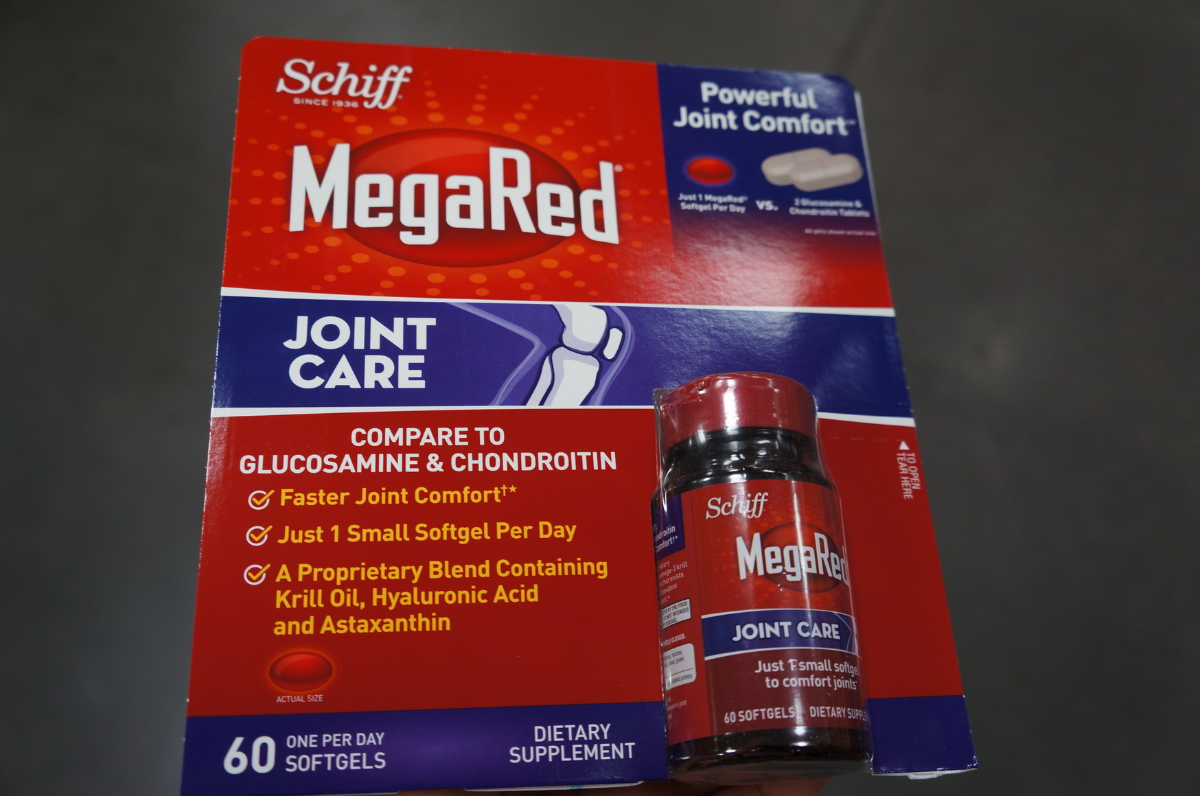 美國原裝Schiff Mega Red with JOINT CARE Krill Oil 深海磷蝦 