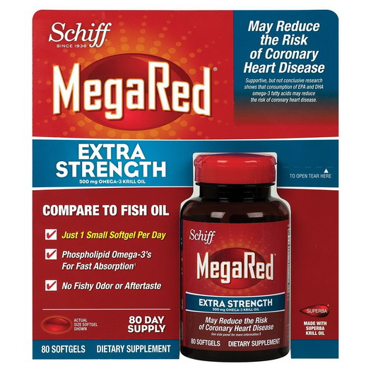 美國原裝Schiff MegaRed Omega-3 Krill Oil天然磷蝦油魚油500mg - 