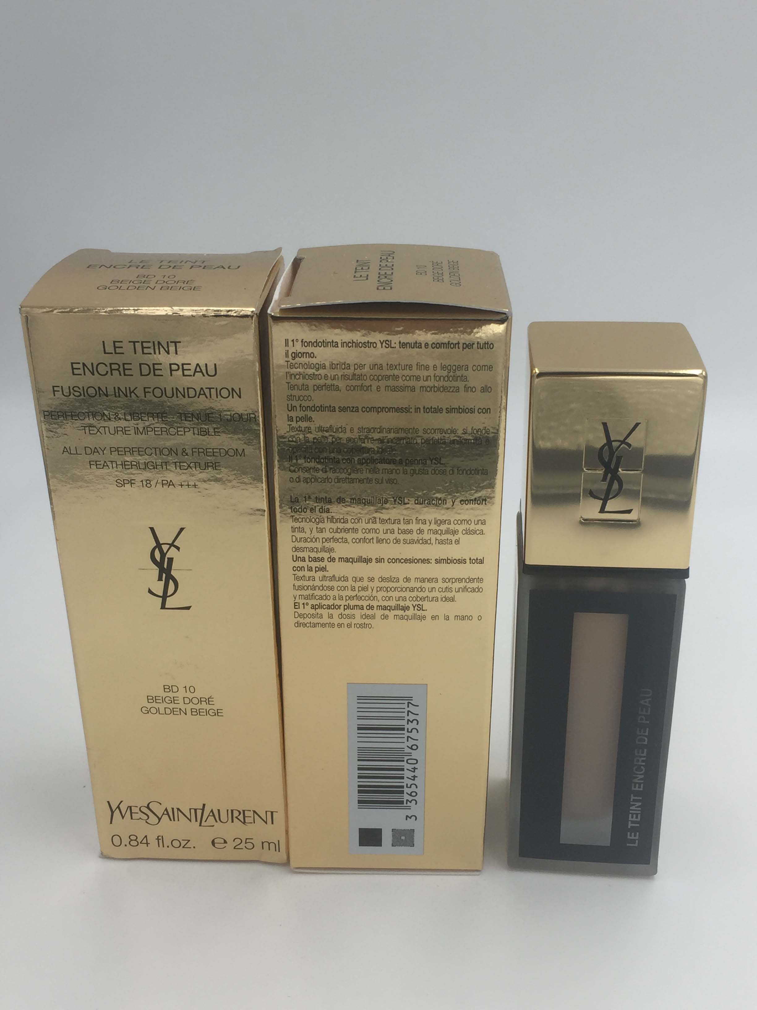 「全新現貨」YSL Encre De Peau Fusion Ink Foundation SPF1 