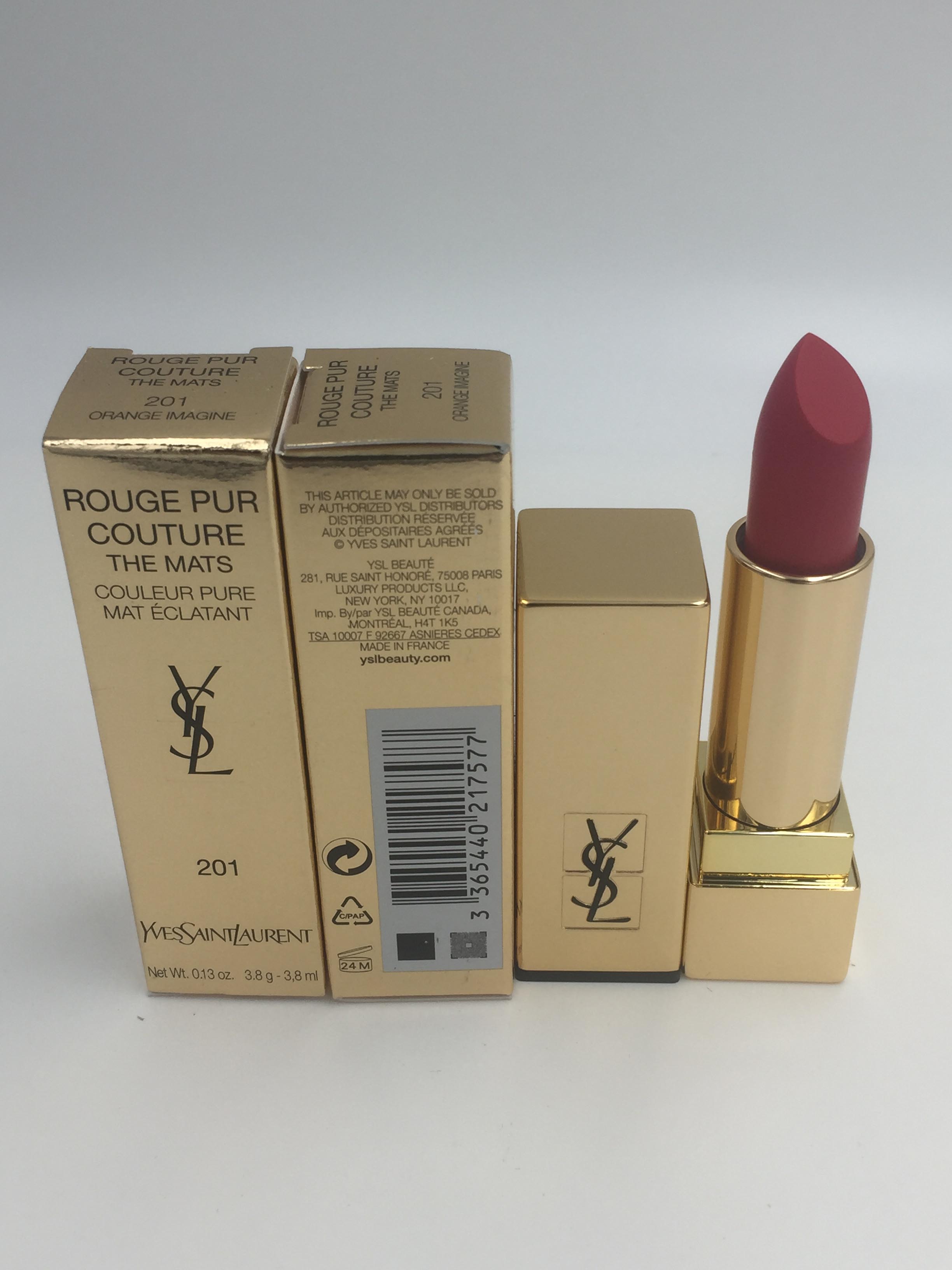 「全新現貨」YSL Rouge Pur Couture The Mats - # 201 Orang 