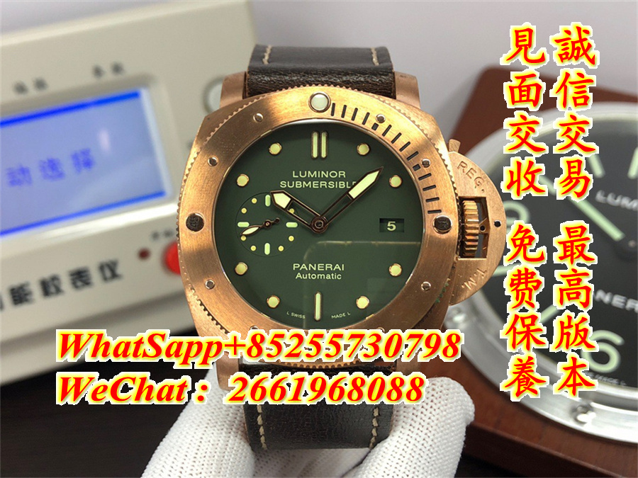 沛納海Panerai Luminor submariner PAM382 47mm 青銅殼 