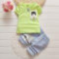 2016新款童裝男童女寶寶嬰兒童衣服短袖兒童套裝0-1-2-3-4歲夏裝 